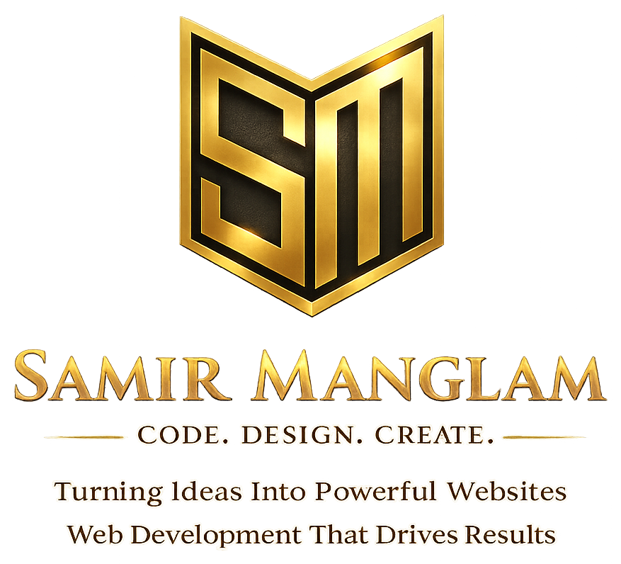 Samir Manglam — SM Logo
